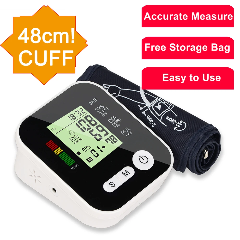 

Automatic Tonometer Blood Pressure Monitor Medical Equipment Apparatus for Measuring Pressure sphygmomanometer Health Monitor