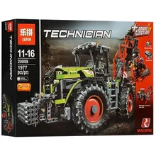 Конструктор lepinblocks 20009 трактор Claas Xerion 5000 Technic совместим с Лего 42054 LN-20009