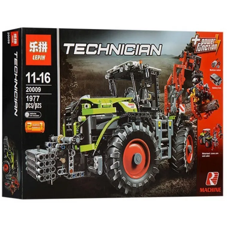 Designer lepinblocks 20009 tractor Claas Xerion 5000 Technic compatible with Lego 42054 LN-20009 | Игрушки и хобби