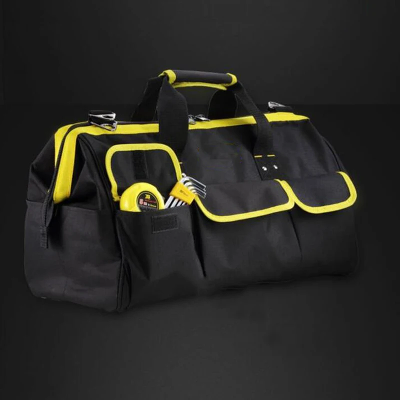 Multi-Function Tool Bag Thick Oxford Cloth Tool Storage Bag Hand Shoulder Shoulder Dual-Use Tool Kit Repair Tool Storage Bag