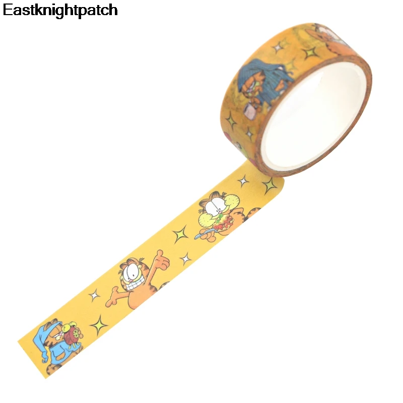 Классический мультфильм Кот DIY Скрапбукинг альбом лента украшение Васи бумага маскирующая Лента Печатный узор наклейка E1032