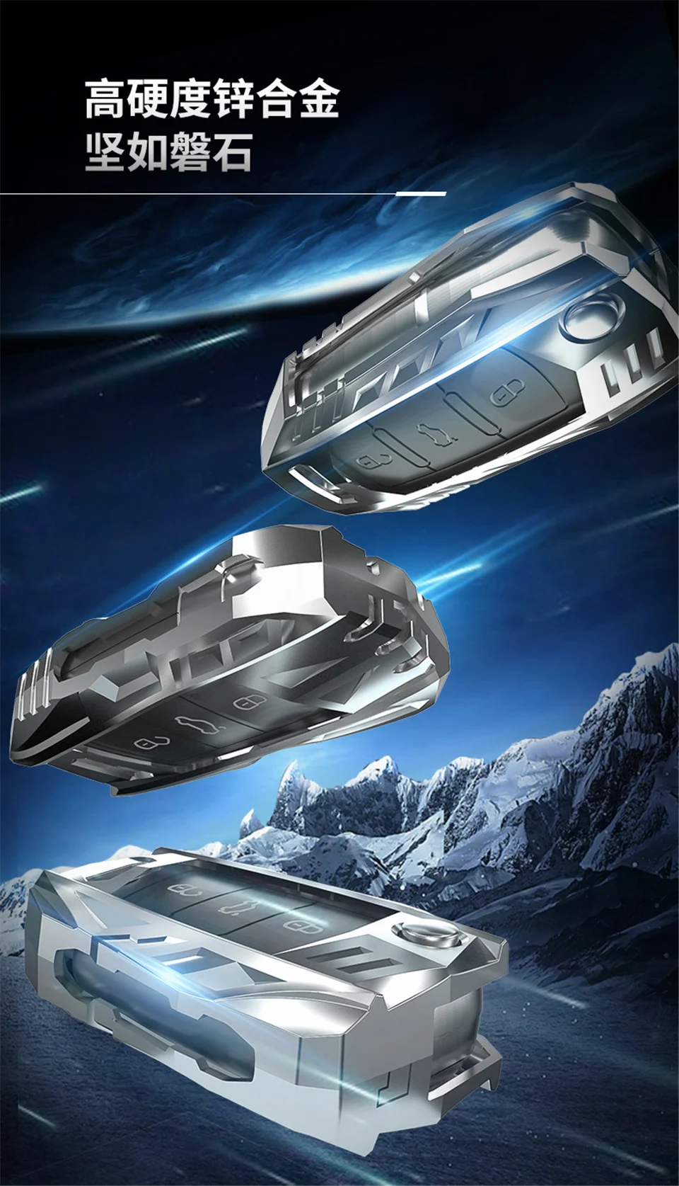 Custodia per chiave auto per Volkswagen VW Polo Tiguan Passat B5 B6 B7 Golf EOS 4 5 6 Scirocco Jetta MK4 MK6 Octavia accessori per sedili - H71b77fd134be4e9c9a1ab6ec98311c62S