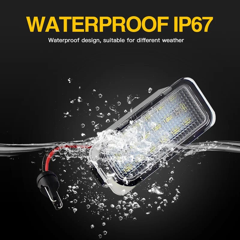   S ƽ 󵥿 MK4 MK5 MK2 ǿŸ 2008-2019 Ŀ ABS öƽ 12V LED ȣ , 2 