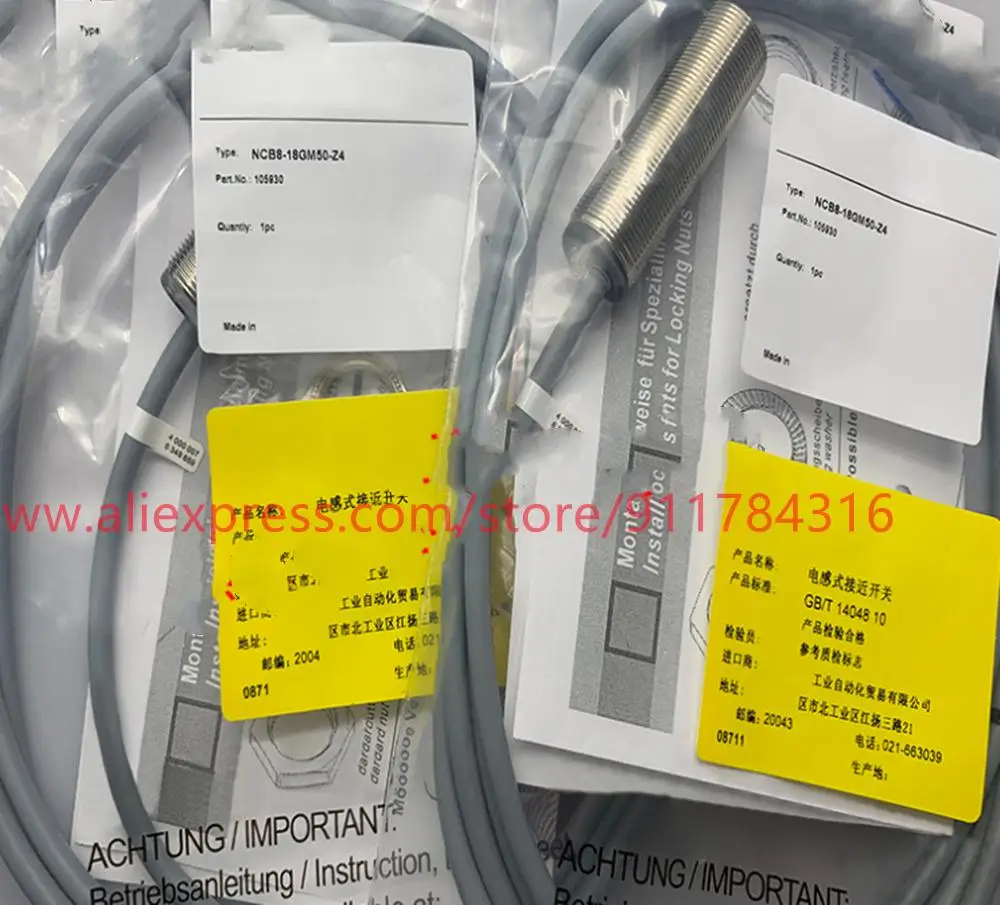 

3pcs New High Qality Pepperl+Fuchs proximity switch NCB8-18GM50-Z4 NCN8-18GM40-Z0 NCN8-18GM40-Z0-V1 NCB5-18GM40-Z1