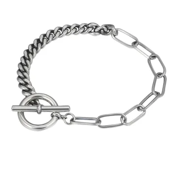 

925 Sterling Silver Bracelet Fashion Trend OT Buckle Chain Bracelet Jewelry For Women Party Elegant Accessories