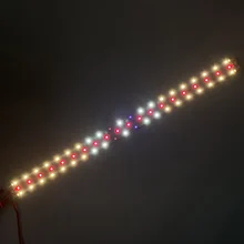Frete grátis dc24v 25w @ 1a quantum linha led espectro completo crescer tiras de luz barra placa pcb com samsung lm281b + led