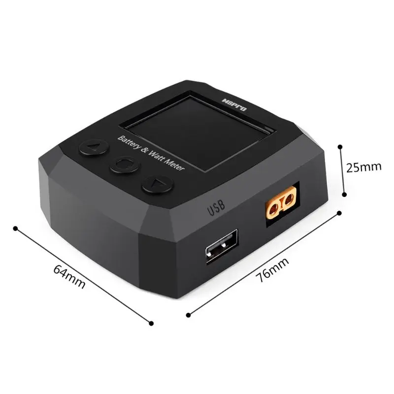 M8Pro 1-8S LiPo батарея Ватт метр проверки мощность тестер напряжения с ЖК-дисплеем