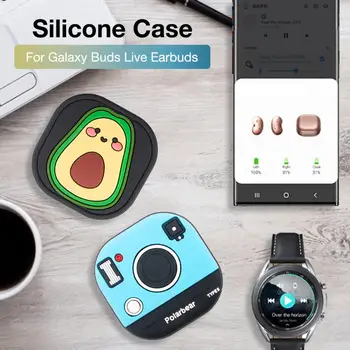

Silicone Full Protective Cover Case For Samsung Galaxy Buds Earbuds Earphone Protector Case Soft Cover For Galaxy Buds Live