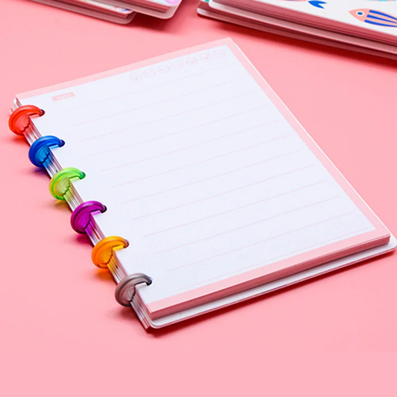 50Pcs 18mm/24mm/28mm Ring Binder for Notebooks/Planner Colorful Binding Rings Loose Leaf Disc Binder Rings CX19-004-50pcs