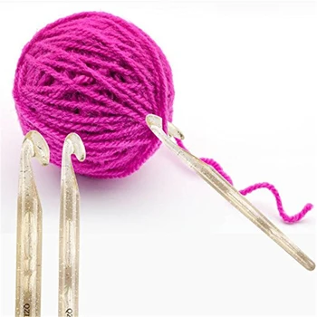 

13pcs Plastic Crochet Hooks Transparent 3-25mm Durable Needle DIY Knitting Craft for Household Female Sewing Supplies