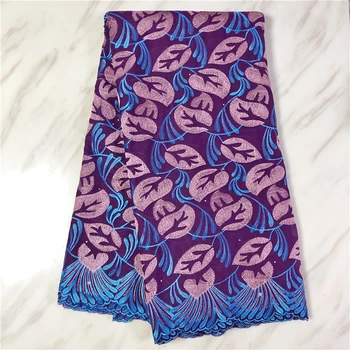 

High Quality 2020 African Lace Swiss Cotton Lace Fabric With Hole Nigerian Swiss Voile Lace fabric for dress F