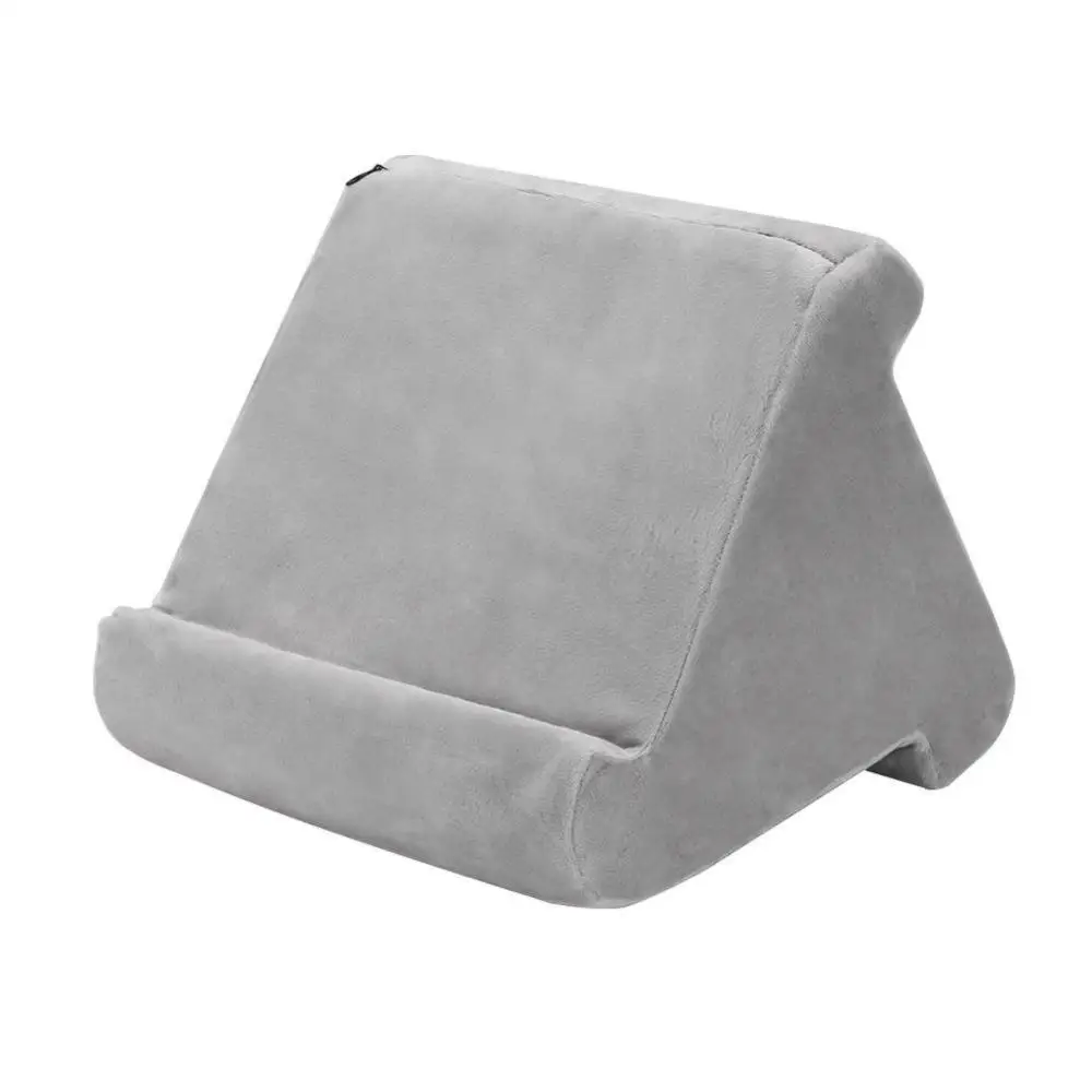 Tri-angle Tablet Reading Pillow Stand Cushion Rest Support for iPad Magazine