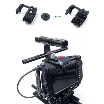 

Universal SSD Clamp for San Disk E60 and For Samsung T5 SSD With Cable Wire Clamp Quick Release Cold Shoe Mount and 1/4" Screw