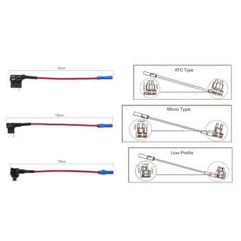 

Mini/Medium/Small Standard Add A Circuit Fuse Tap Piggy Back Blade Holder Plug Socket B88