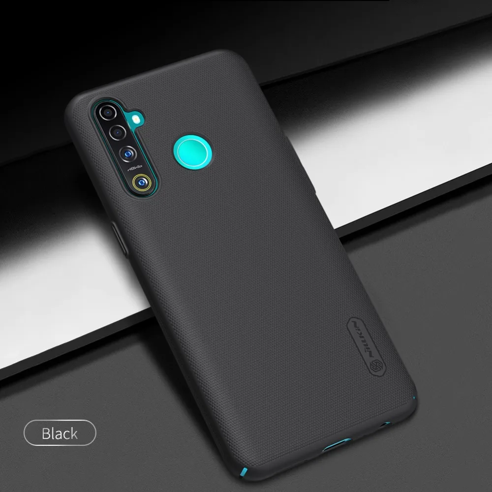 Для Realme 5 Pro чехол Nillkin Супер Матовый щит ультратонкий жесткая матовая поверхность из поликарбоната сенсорная задняя крышка для Realme 5 Pro Nilkin чехол для телефона