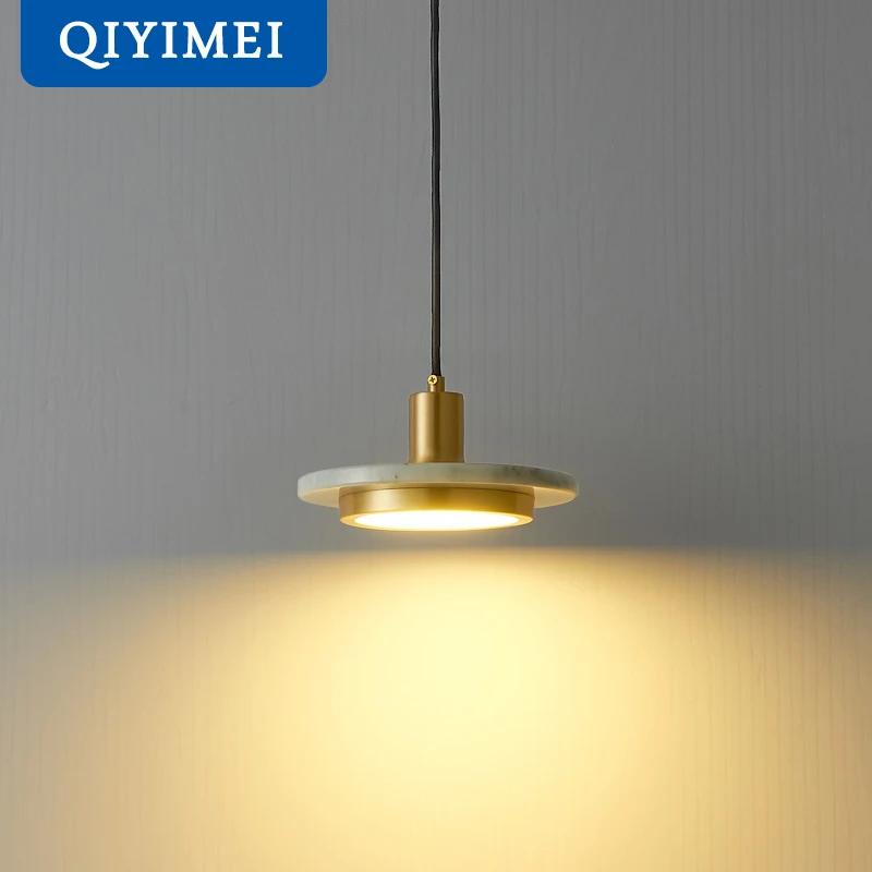

Nordic Marble Pendant Lamp For Kitchen Hanging Lamp Dining Room Bedroom Bedside Modern Lamp Home Decor Indoor Lighting ac85-260v