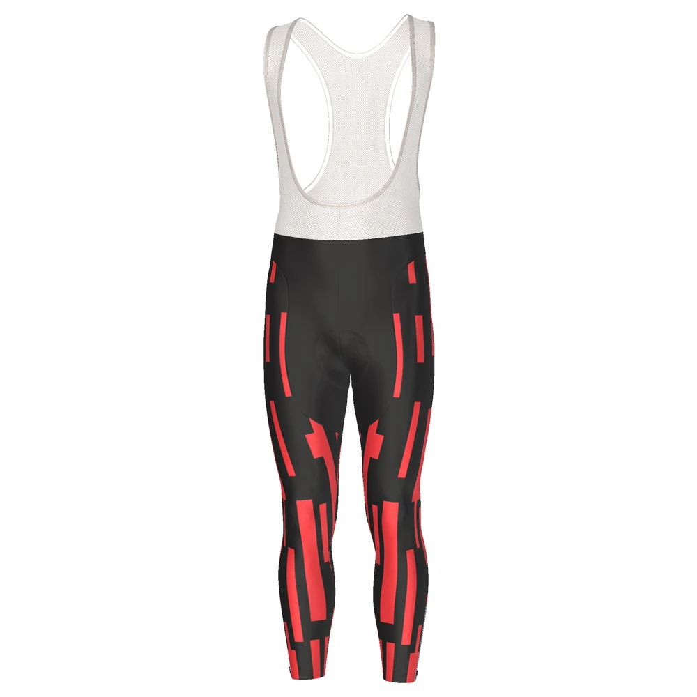 

HIRBGOD New Men Vest Trousers Cycling Jersey Outdoor Sports Cyclies Clothing Red Stripe Breathable Bicycle Wear,TYZ084-11