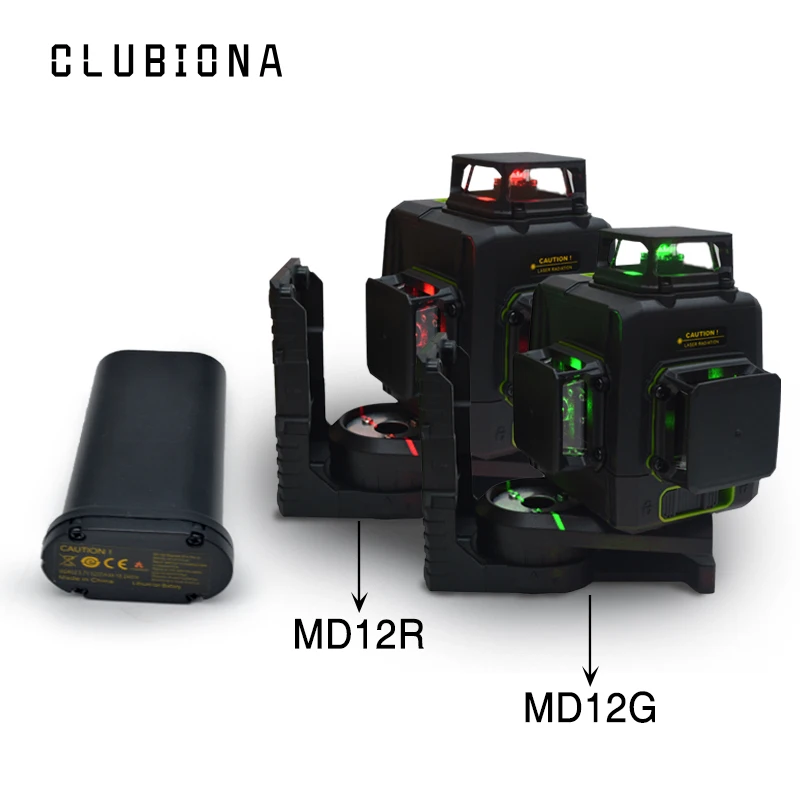 3,7 V 5200mAh литиевая батарея для красного/зеленого лазера MD12R, 12RC ...