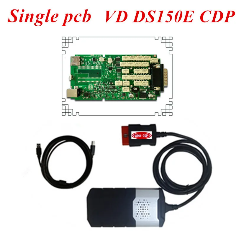 50 шт./лот топ продаж супершпионское V5.008R2,0 с keygen Bluetooth vd ds150e cdp WOW сканер для delcar Car/Truck - Цвет: 09 NO BT