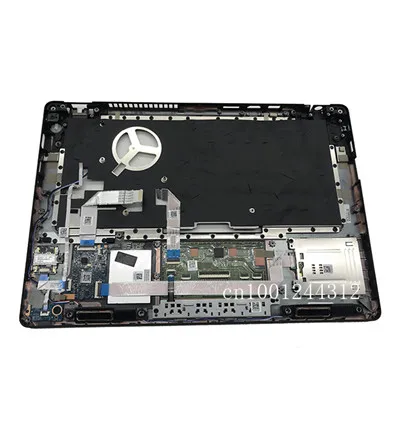 Для Dell Latitude E5480 клавиатура с вырезами под ладонь верхняя крышка чехол с считывателем отпечатков пальцев тачпад A16724