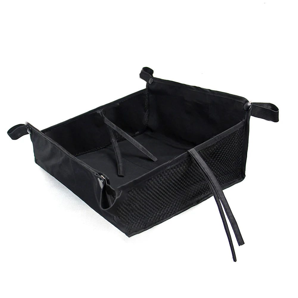 Bolsa de almacenaje de cochecito con cuerdas, cesta inferior, tela Oxford, compras, gran capacidad, accesorios de cochecito de bebé al aire libre, hogar