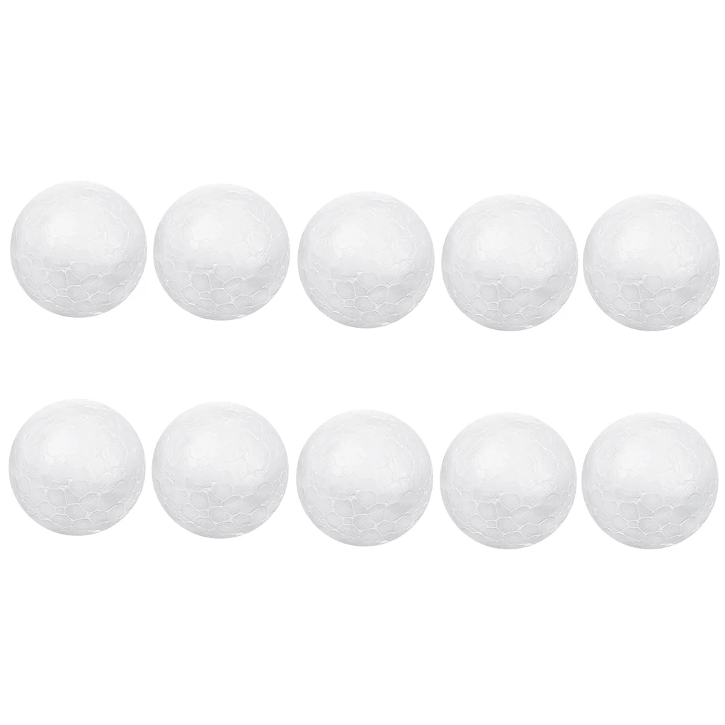 10X White Foam Balls Spheres 3 inch Bulk - Smooth Round Polystyrene  Styrofoam Balls Materials for Arts Craft Use DIY Ornament - AliExpress