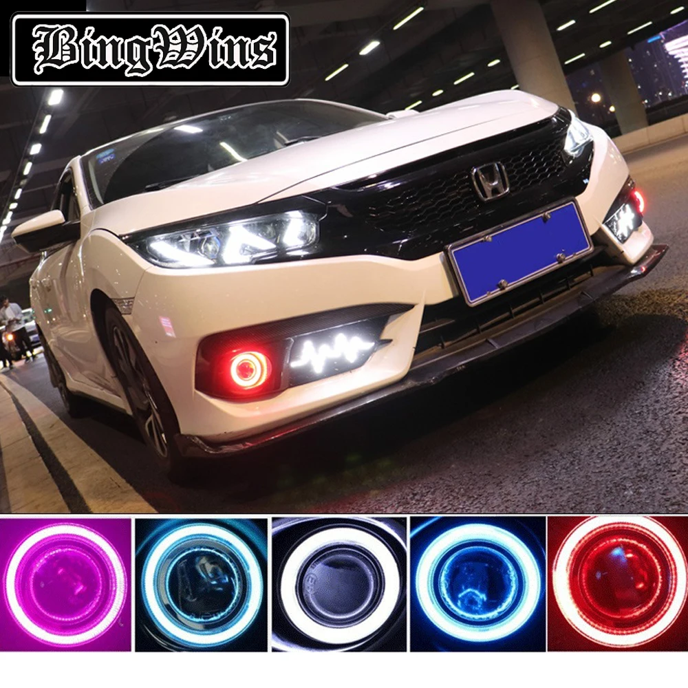 Aiwins для Honda Civic- 10-го поколения светодиодный фонарь дневной светофор противотуманная фара тыльная лампа декоративная переоборудованная автомобильная лампа