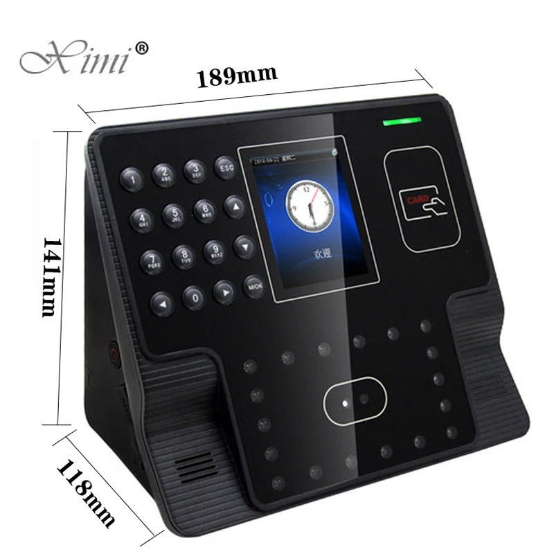 ZK iface101 уход за лицом посещаемость времени и контроль доступа с RFID кард ридер EM