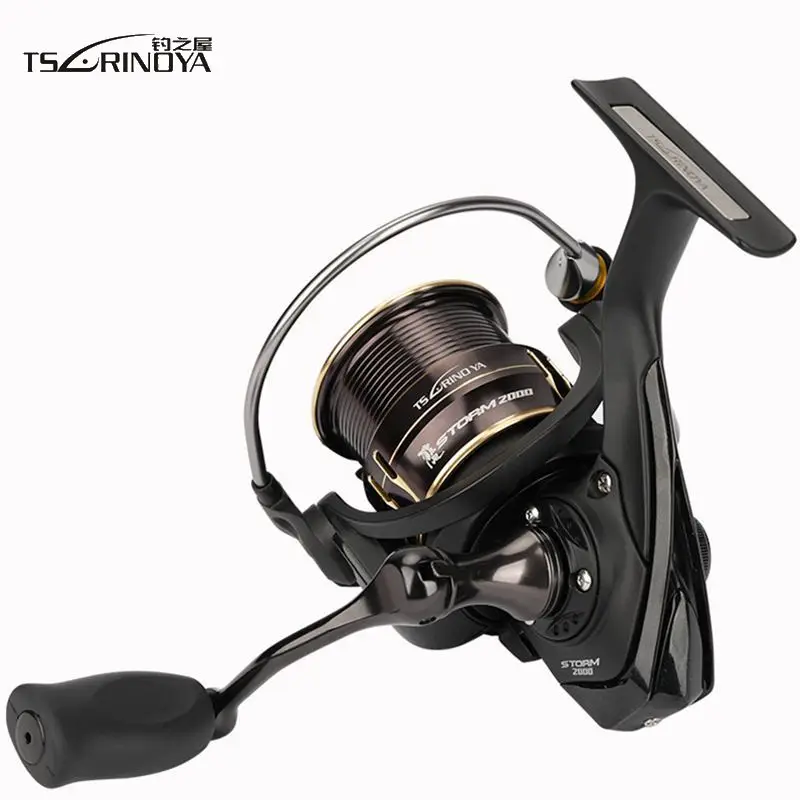 ST 2500 GOLD TSURINOYA для рыбалки катушка ST 2000 2500 5,2: 1 7 кг сопротивления легкий приманка для спиннинга Катушка 8+ 1 подшипник металлическая шпуля гладкая колесная катушка - Цвет: ST 2500 GOLD