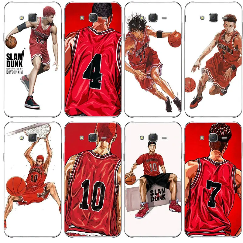Мягкий чехол из ТПУ для Samsung Galaxy A3 A5 A7 A8 J1 J3 J4 J5 J6 J7 J8 2015 2016 2017 2018 аниме Slam Dunk Kuroko |