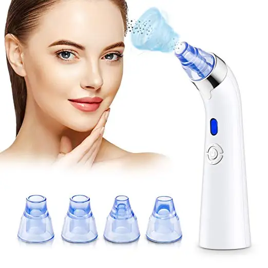 

USB Charge Black head Remover Vacuum Facial Pore Electric Blackhead Extractor Clean Tool 5 Adjustable Suction Power LED Screen