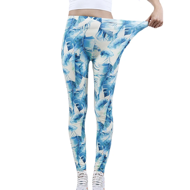 

YSDNCHI Fashion Printed Sexy High Waist Legging Slim Elasticity Push Up Fitness Gym Leggins Women Pants Jeggins Skinny