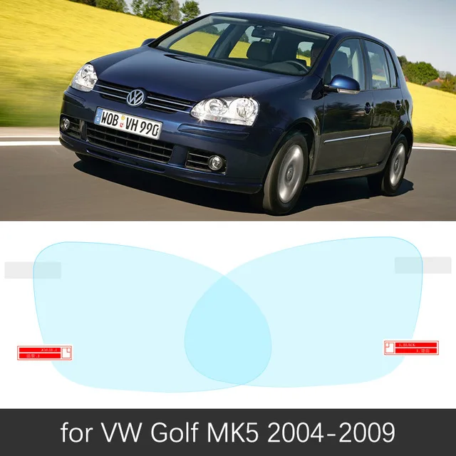 Для Volkswagen VW Golf 5 MK5 2004-2009 1K полное покрытие противотуманная пленка зеркало заднего вида дождестойкий анти-непрозрачна пленка s чистые аксессуары - Название цвета: Golf MK5