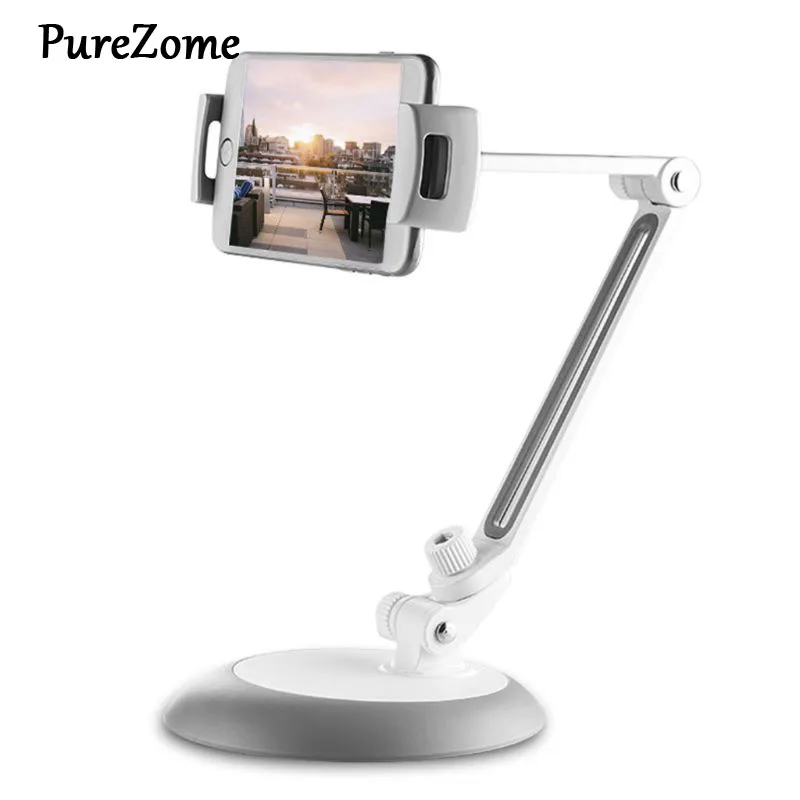 

Universal Strong Sucker Mount Holder Bracket Aluminum Alloy 360 Rotation Foldable Tablet Stand for 4-10 Inch Tablets Cellphones