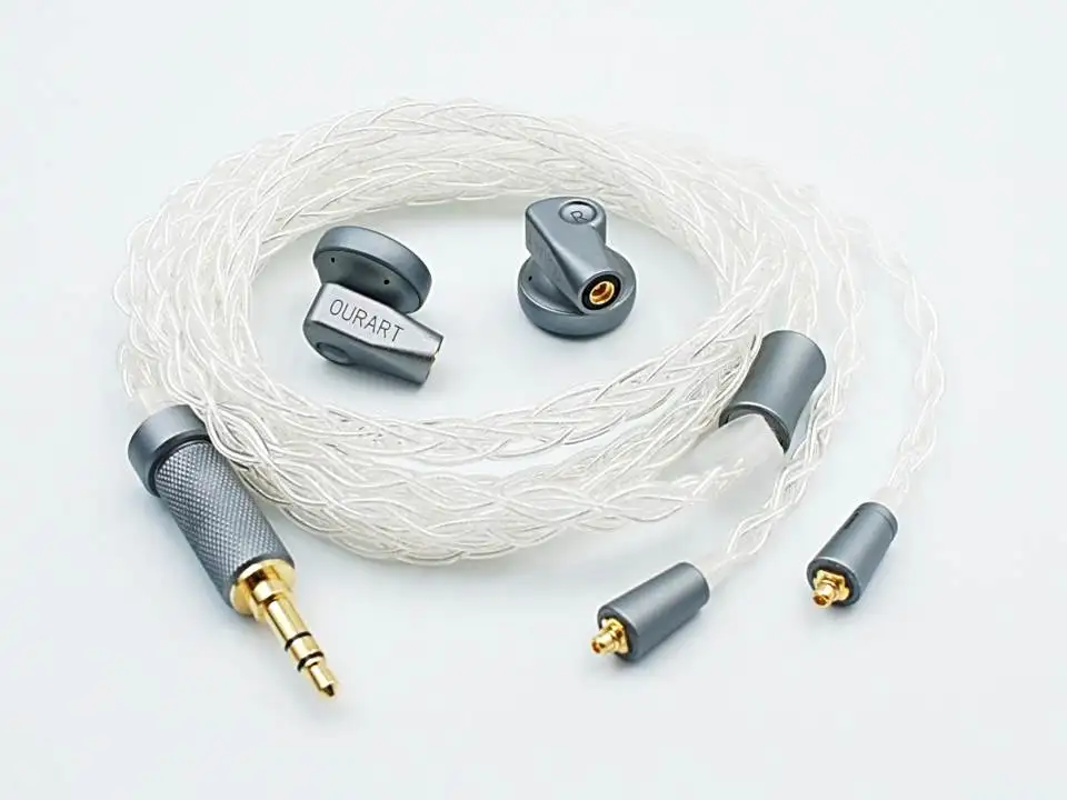 3.5mm Audio OURART QJ21 флагманский Динамический драйвер MMCX наушники-капельки HiFi - Цвет: 3.5mm Audio
