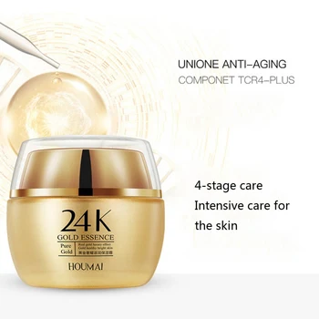 

Natural 24k Gold Essence Anti-aging Face Cream Cream Lasting Smooth Lighten Fine Lines Freckles