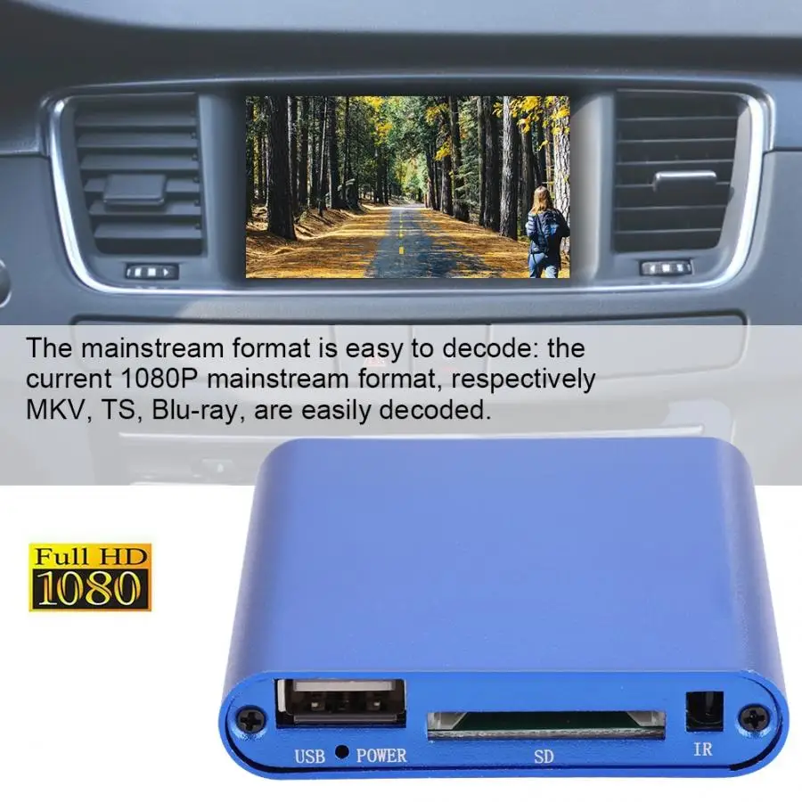 

New K7 1080P Mini HD Media Audio Video Player Hard Disk Player