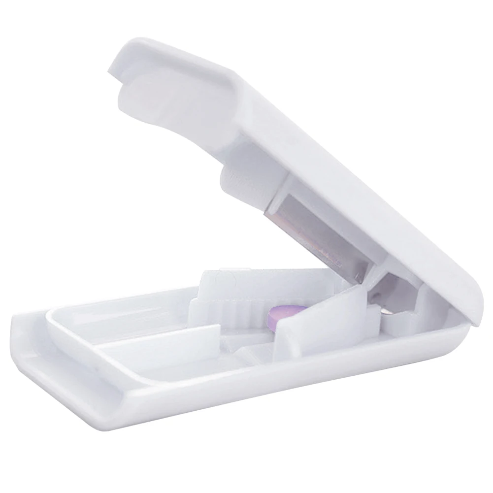 Коробка ABS Медицина Планшет Портативный эко-дружественный разветвитель чехол для хранения Мясорубка пилюль резак разделитель держатель дробилки