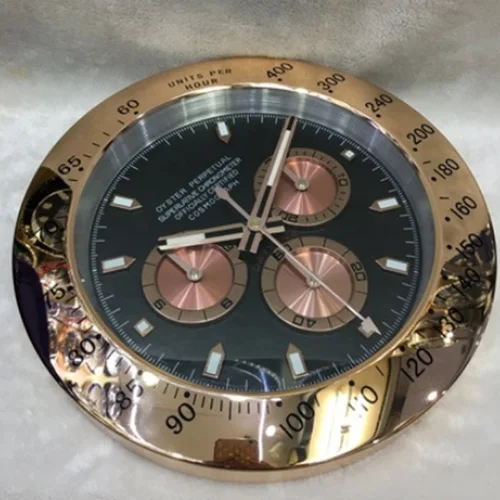 8 Metal Art Watch Clock Luminous Function Top Quality Watch Home Decor Wall Clocks with Corresponding Logos Cosmograph Series - Color: 8