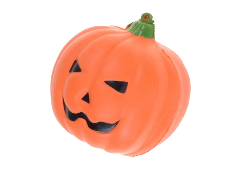 Mskwee Squishy Cute Scented Halloween Pumpkin Soft Squeeze Slow Rising Stress Relief Phone Straps Funny Kids Toys Xmas Gifts | Игрушки и