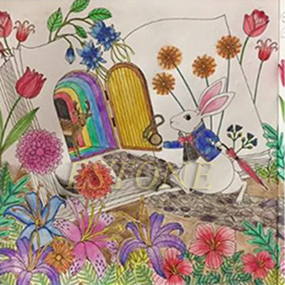 New Novelty Unisex Child Adult Fantasy Dream In Art Therapy Colouring Books
