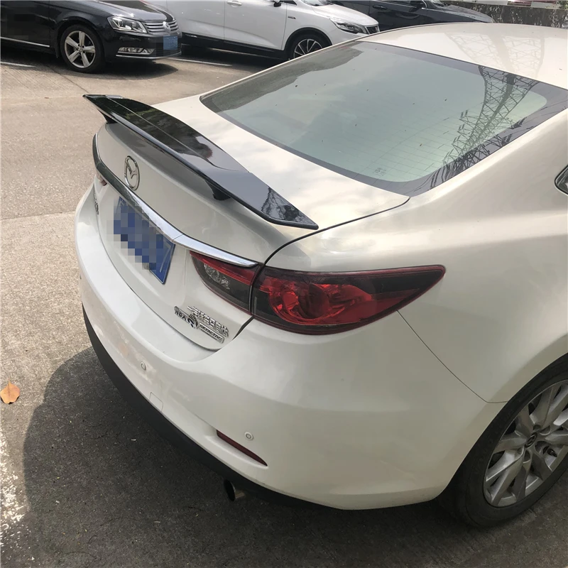 Для Mazda 6 спойлер ATENZA 2014 2018 TF RUIYI ABS пластик Материал заднее крыло автомобиля Цвет