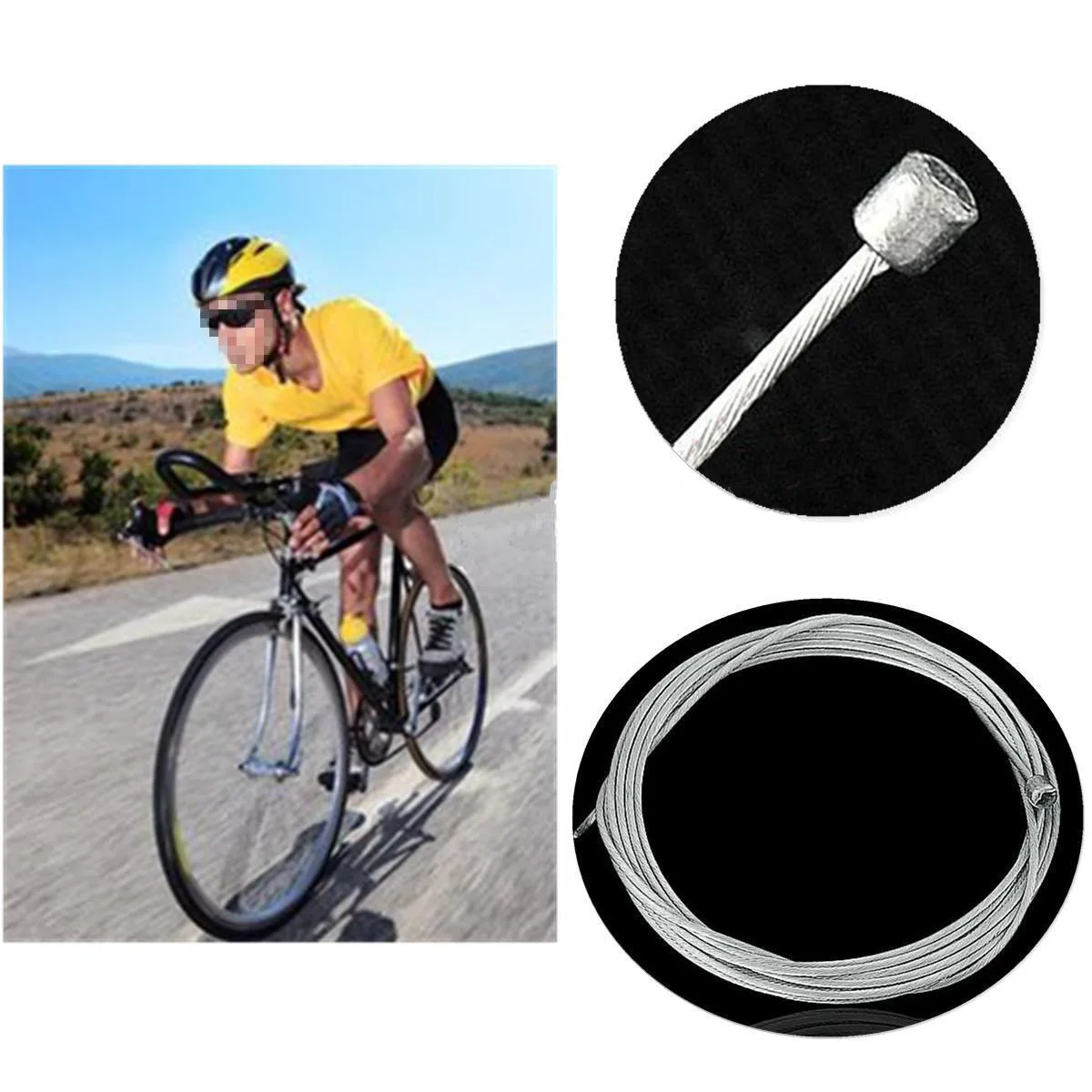 Высококачественная шоссейная Экипировка велосипедиста, тросы для горного велосипеда, тормозной кабель для велосипеда, сердечник тормозного кабеля внутри
