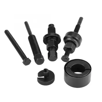 

6Pcs Power Steering Pump Pulley Kit Puller Remover Installation Tool Set for GM Ford C2 C111 Steering Pump Pulley Remover