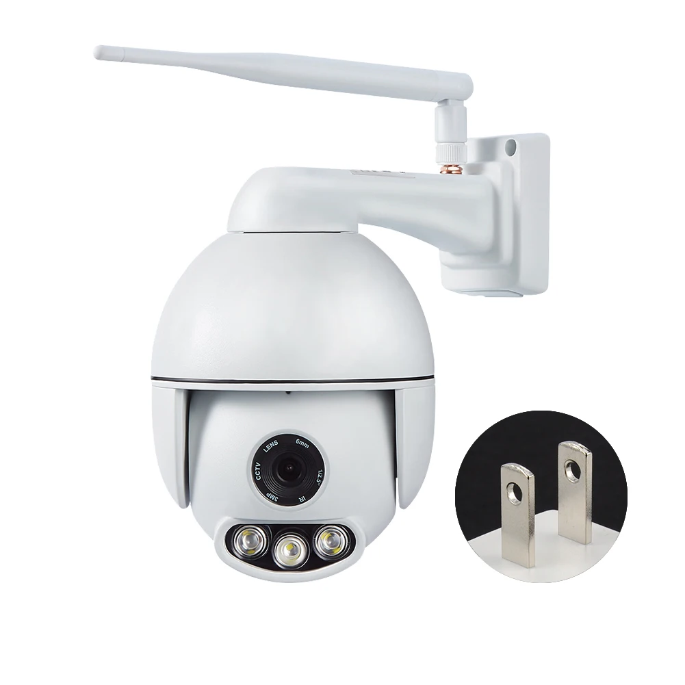 

Wireless WiFi Remote Control Outdoor ABS IP Camera Led 4X Zoom Rotatable Night Vision Home 50M Motion Detection HD 1080P