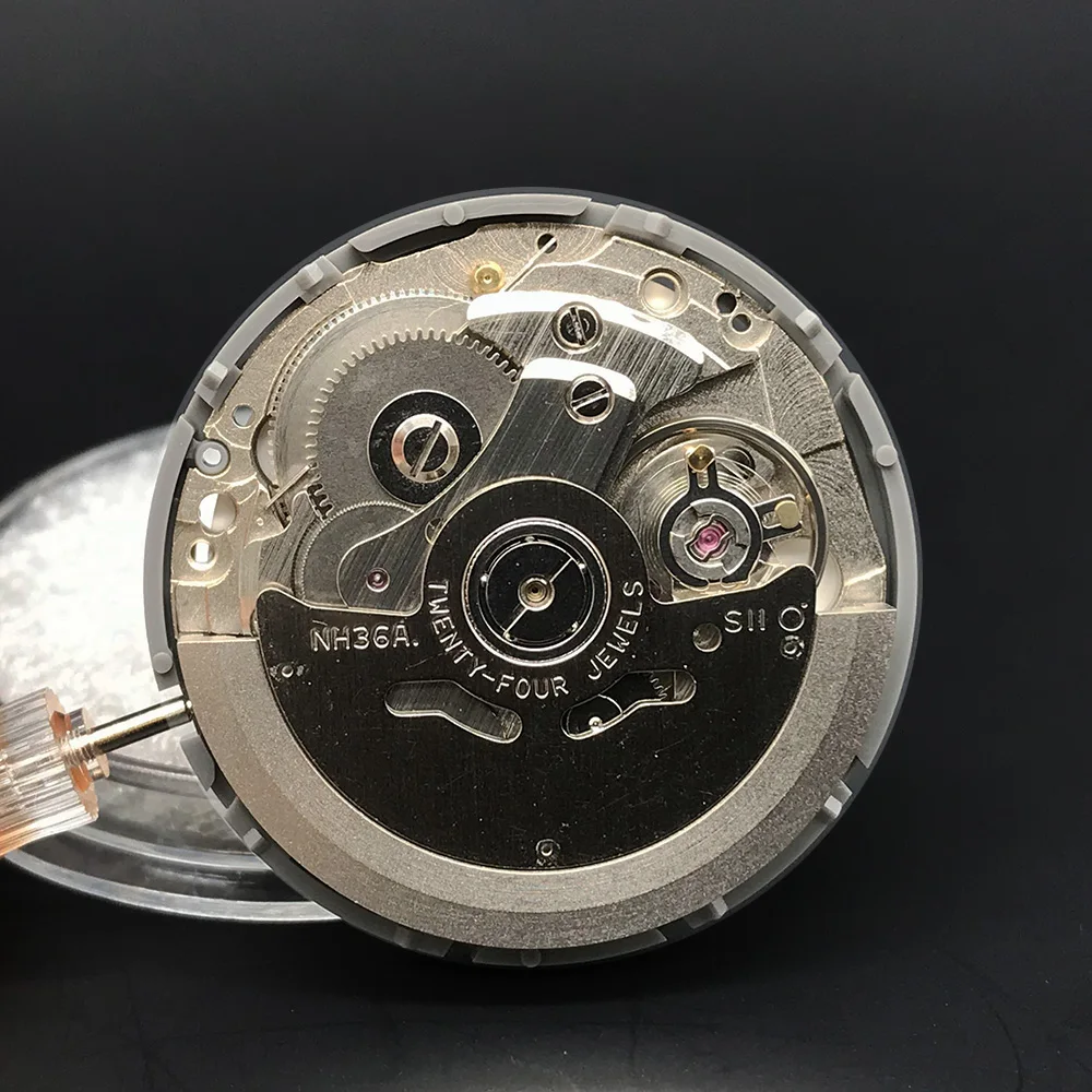 Механические часы NH36A с японским механизмом оригинальные японские Seiko 24 дня/дата