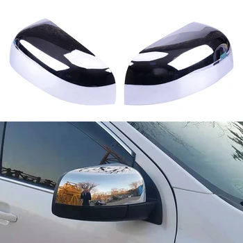 

Car 2pcs Chrome Rear View Side Mirror Cover Trim Fit for Ford Ranger 2015 2016 2017 2018 2019