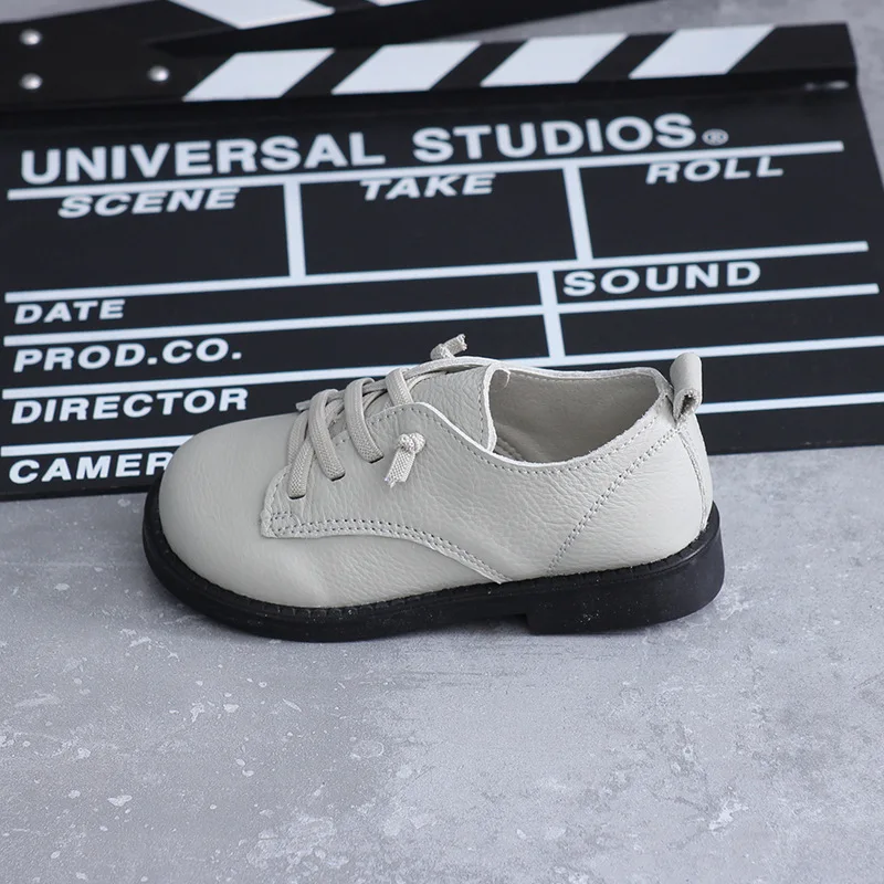 Claladoudou 13.5-18.5cm toddler shoes genuine leather school shoes white girls dress shoes girls shoes for party and wedding