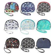 Модная сумка для мамы, кошелек для беременных, мешок для прогулочной детской коляски, сменная влажная сумка с принтом, водонепроницаемый органайзер для подгузников, 20*20,5 см