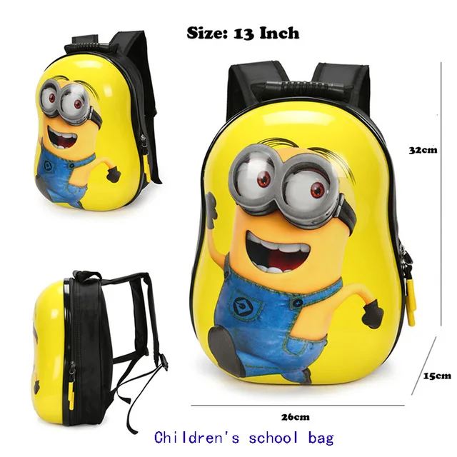 Schoolbags 18 дюймов, Детский костюм на колесиках, чехол, детский дорожный мультяшный чемодан на колесиках, 3D мультяшный чехол на колесиках для путешествий, коробка для игрушек - Цвет: Schoolbags